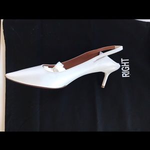 Vetements babouche leather sling backs